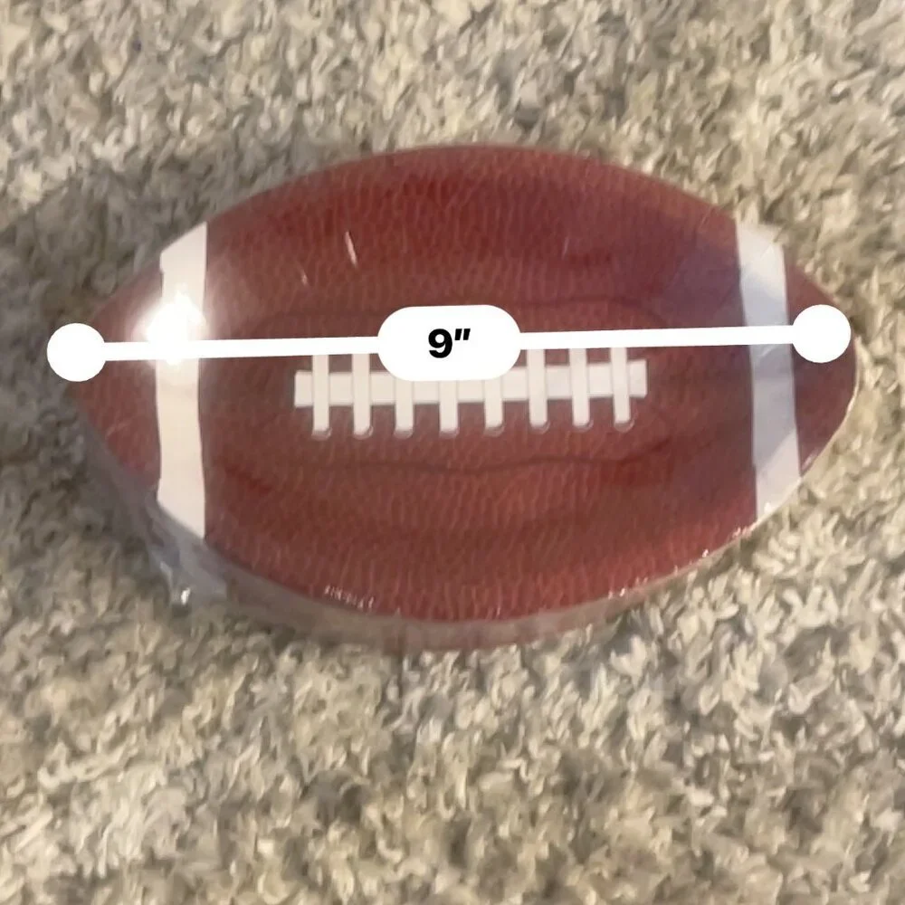 Football Party Plates (50) | Game Day / Tailgate | Bundle-Friendly